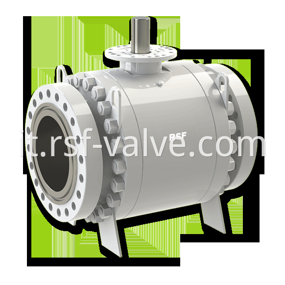 Api 6d Trunnion Mounted Ball Valve 3pcs Body